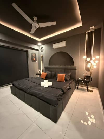 Furnished 1 BHK apartment Zameen Opal, Raiwind road, Lahore-per day rent