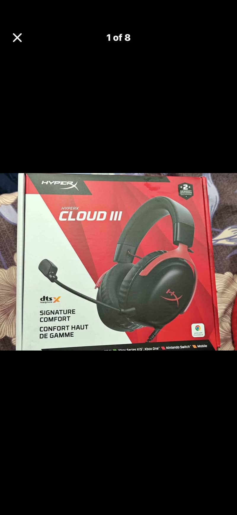 Hyper x cloud 3 original 0