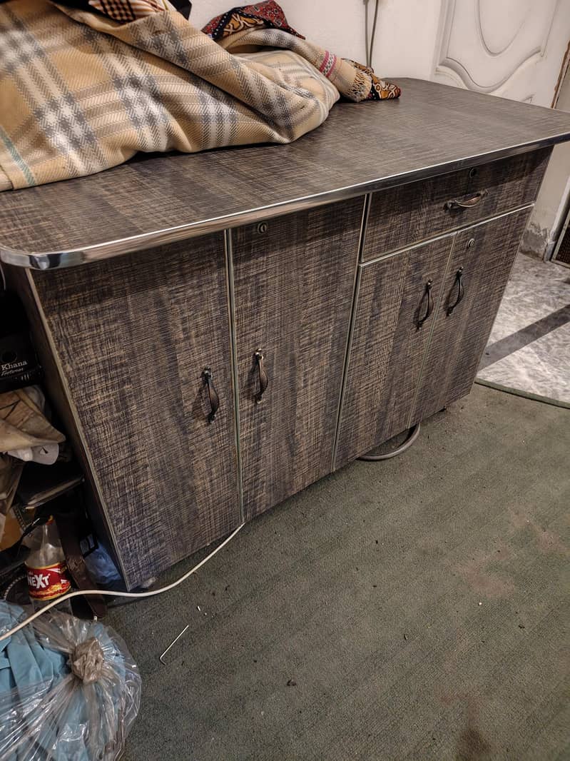A coffee table, iron table and side table 2
