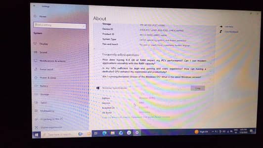 hp pavilion sleekbook 14-core i3 3rd generation -4GB ram 128 GB ssd