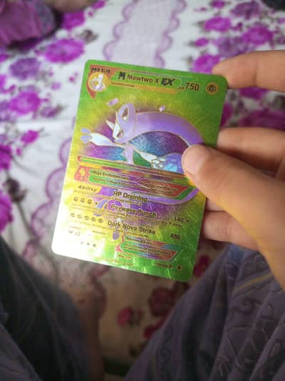 pokemon mega mewtwo x ex card