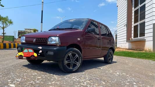 Suzuki Mehran 1989 Model Red Colour | Family Used | Alloy Rims |Petro