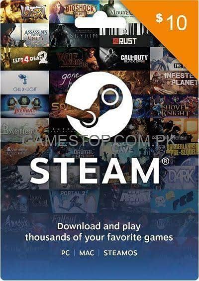 Steam gift card