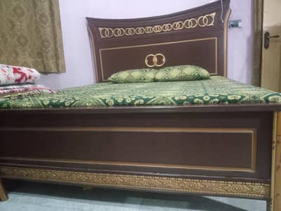 double bed ,shokis, dressing table,2 side table 3 pieces shisha table