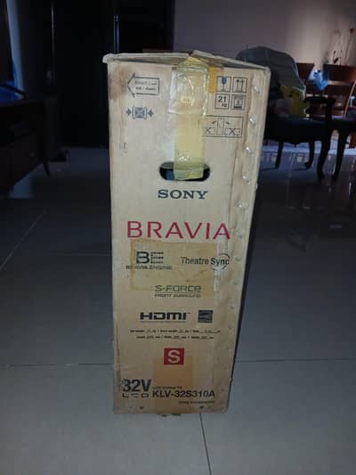 sony Bravia model KLV 32S210A