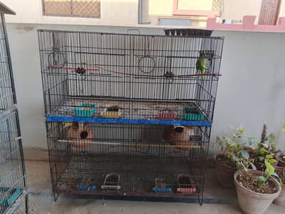 4 portion folding cage / 3 portion heavy wire cage