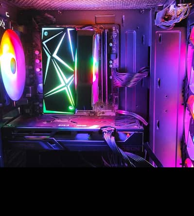 Gaming-PC | Ryzen 5 3600 | RX 6600 XT 8GB |16gbRAM| MSi Curve Monitor