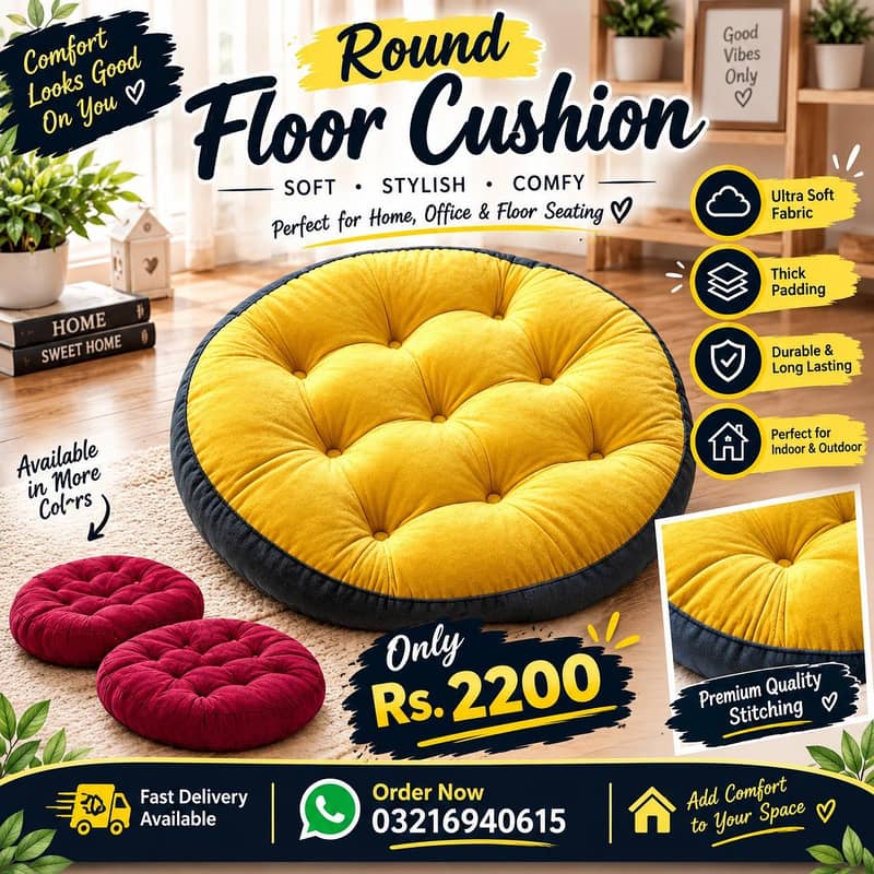 floor cushion 8
