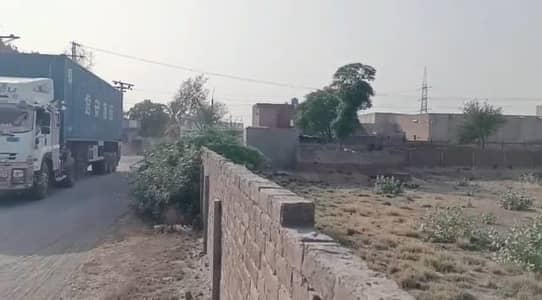 60 Kanal Industrial Land available for Rent on Multan road Its Corner Plot