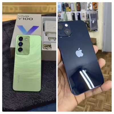 Vivo Y100 256GB & iphone 13 JV 128GB