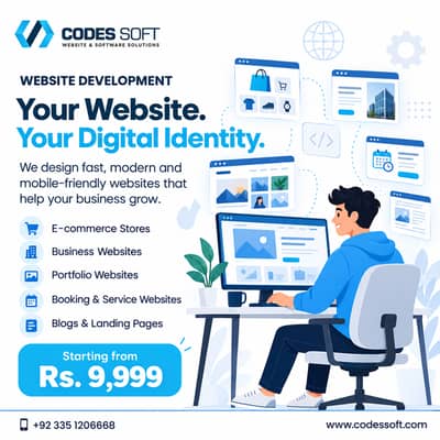 Web Designing, Ecommerece Website, Custom Web App Development