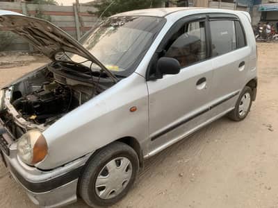 Hyundai Santro Club 2005 | New Tyres | AC Working | Silve Color