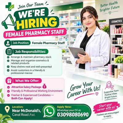 Female sales staff