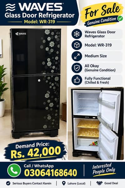 Glass door Refrigerator only Fridge Medium Smal size