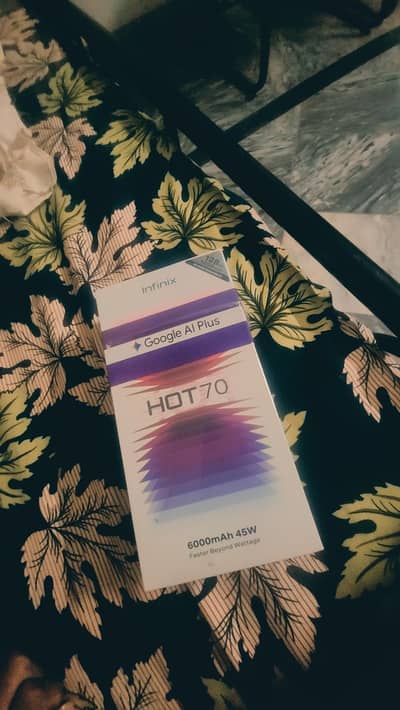 Infinix Hot 70 6/128 10 /10  just bought  it under warranty pta