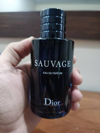 Dior sauvage half bottle for sale 100 percent original
