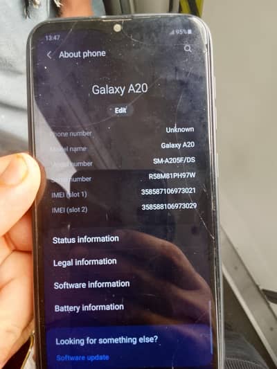 Samsung Mobile A20