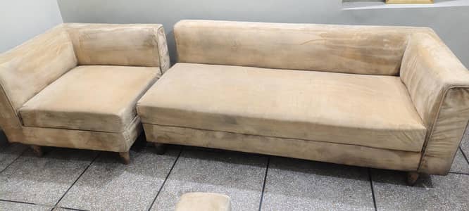 L shape sofa | 6 seater | perfect condition | Free Sofa Covers | Sale