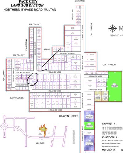 10 Marla Plot, Plot # 128, Pace City near Multan Avenue