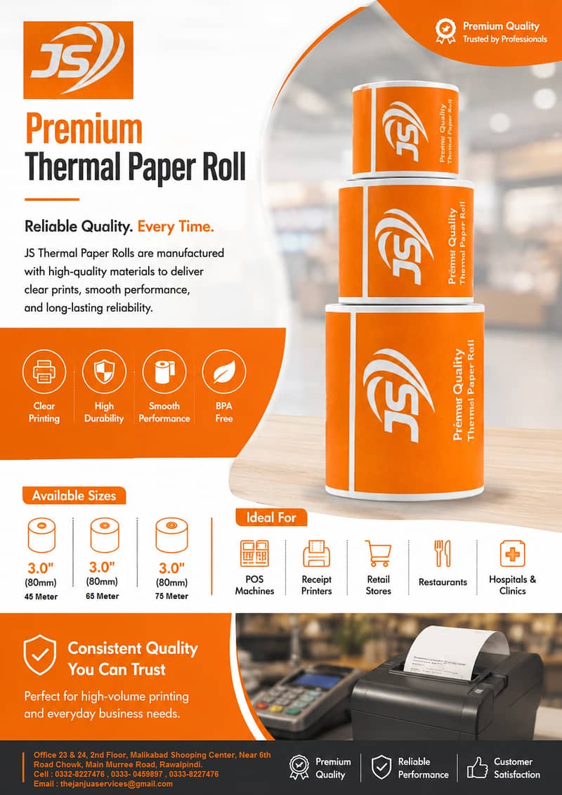 Thermal Printer Roll 0