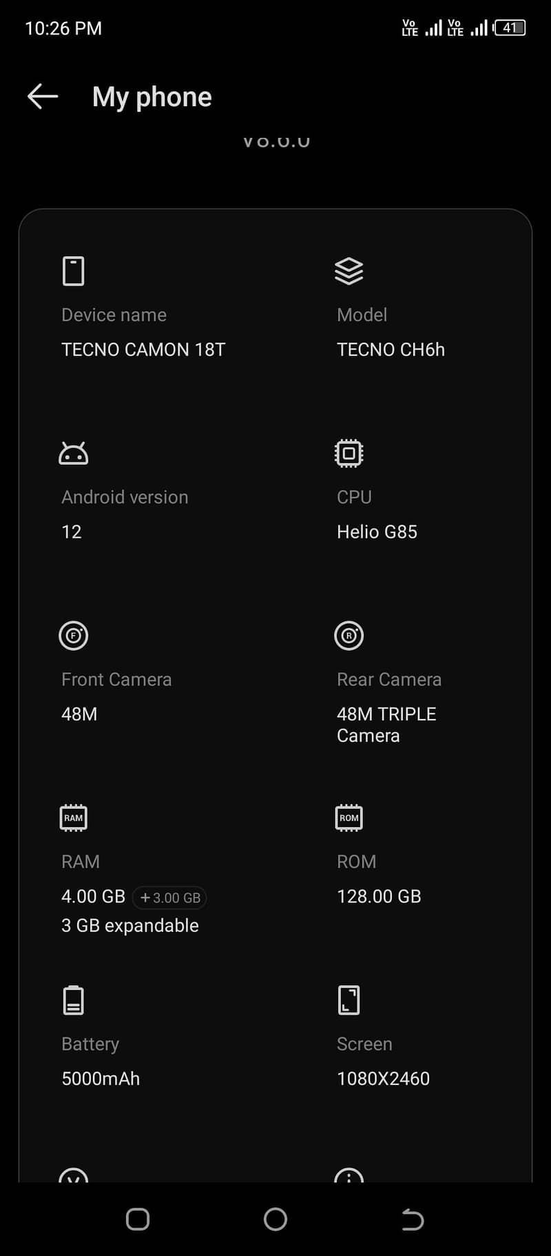 Tecno CAMON 18T 5