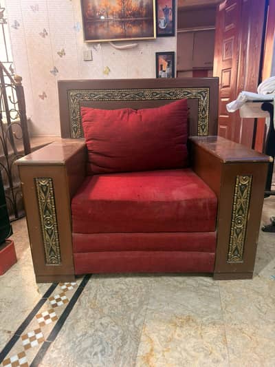 2× 1 seater Sofa's