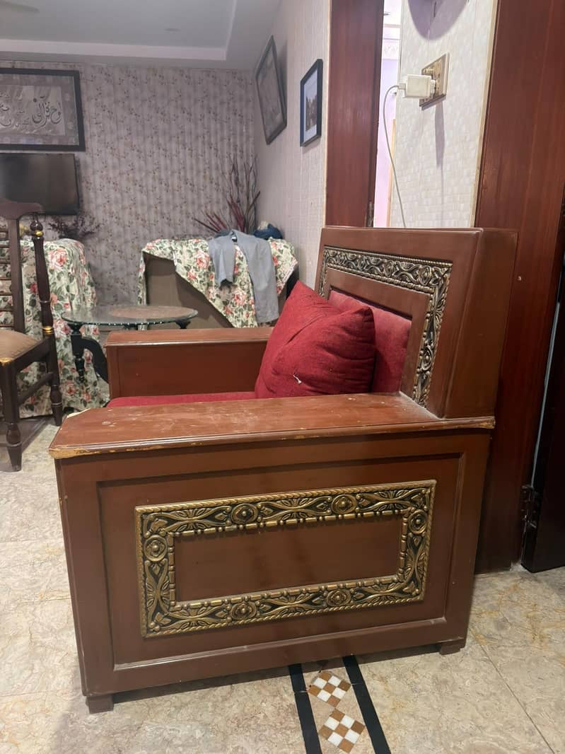 2× 1 seater Sofa's 2