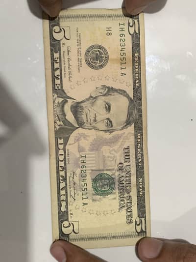 US 5$ Dollar 2006 series for sale