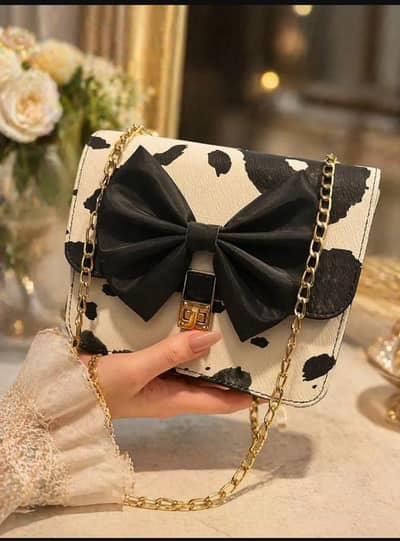 Bow style shoulder bag for girls - new arrival