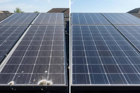 Solar cleaning