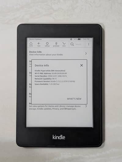 Kindle Paperwhite 6th Gen