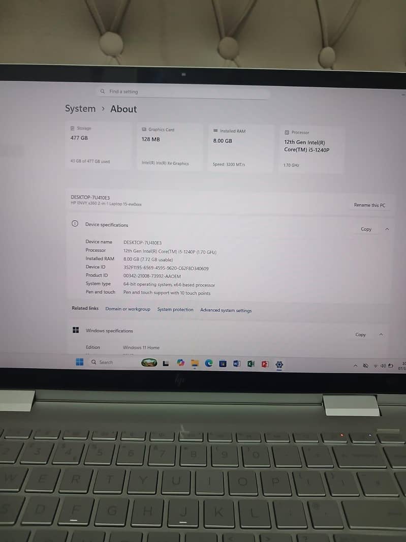 HP EVo intel 8