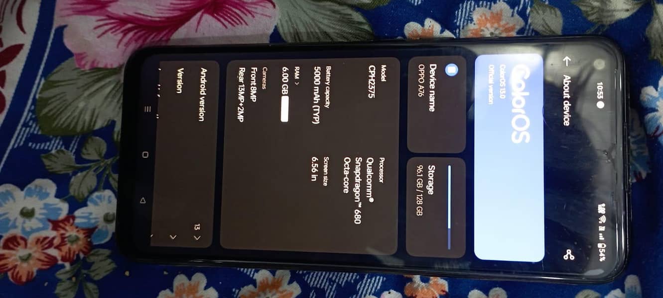 OPPO A76 8