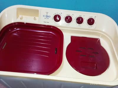 Super Asia washing machine twin tub model number SA 244