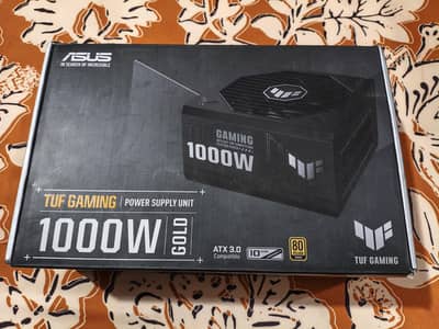 Asus Tuff gaming 1000watts G Gold 80 Plus Gold with all the cables
