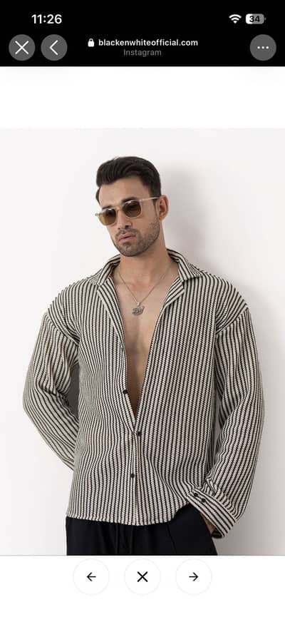 Men’s Oversized Shirt