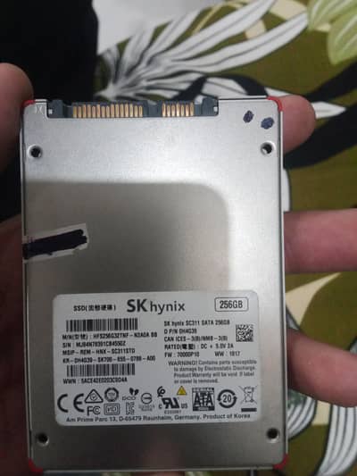 SK hynix 256GB SSD