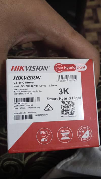 Hybrid CCTV camera Hikvision DS-2CE16K0T-LPFS (2.8mm)