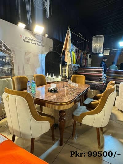 luxury 6-seater dinning set