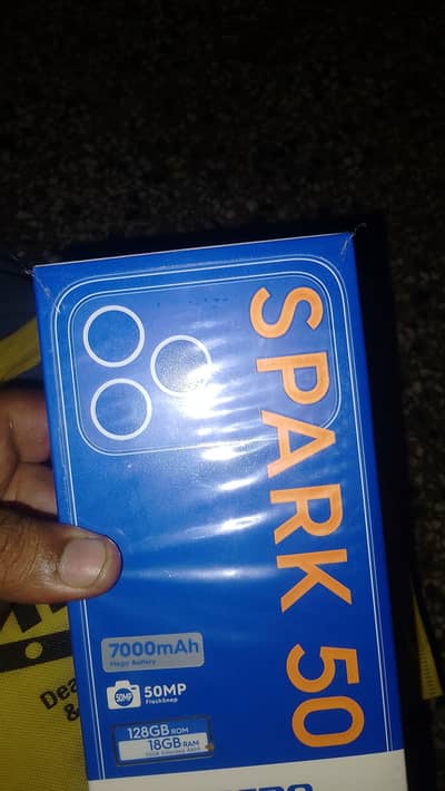 Tecno spark 50 just box open