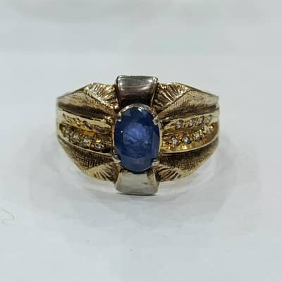 Natural gemstones and diamond silver rings