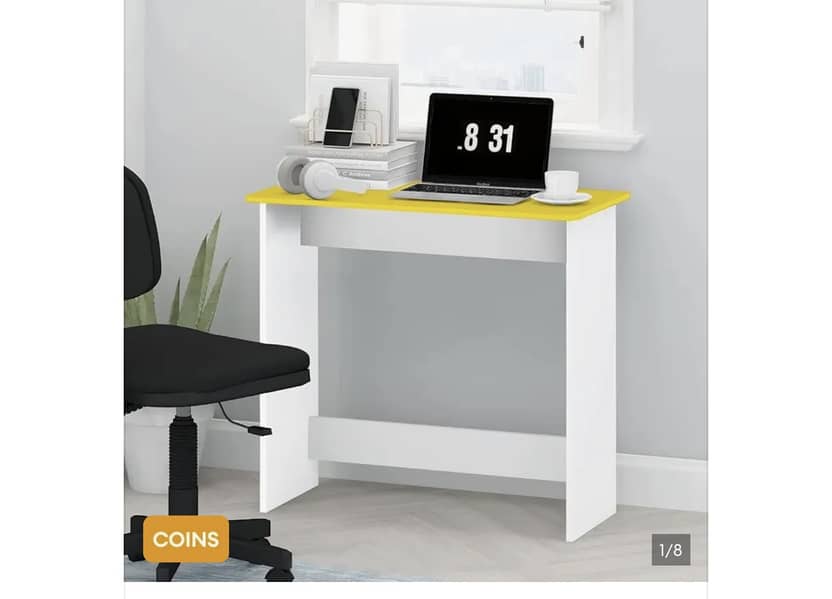 Multipurpose Study Table ? Durable Pre-Laminated Wood Computer Desk, 0