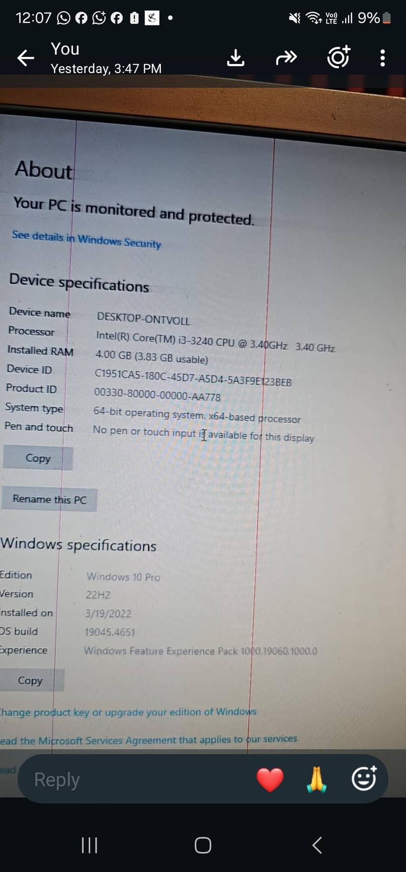 pc i3 3rd generation 0