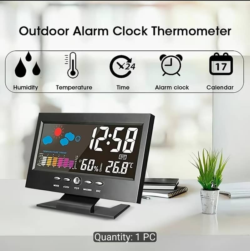 Multi-Functional LED Digital calendar clock Large Screen 2
