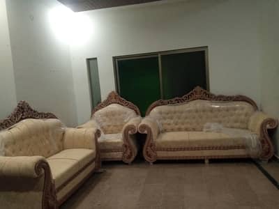 Premium Wooden Sofa Set for Sale