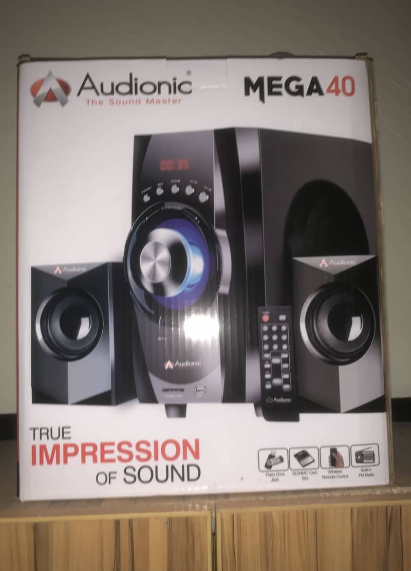 Audionic Mega 40 Speakers 2.1 0