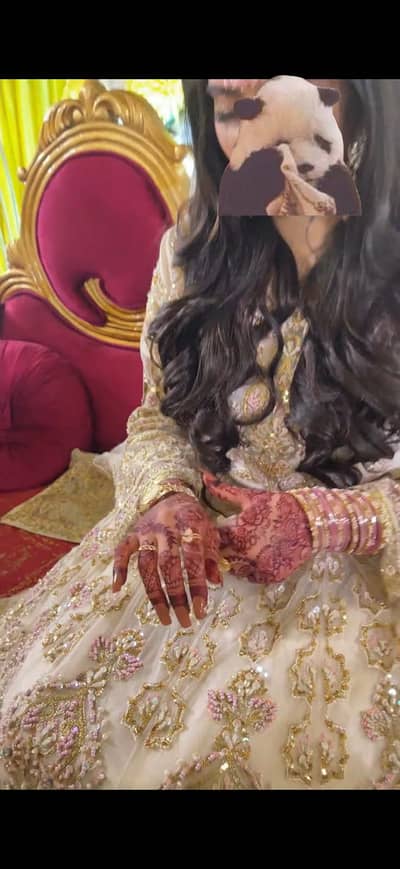 white lehnga with kurti