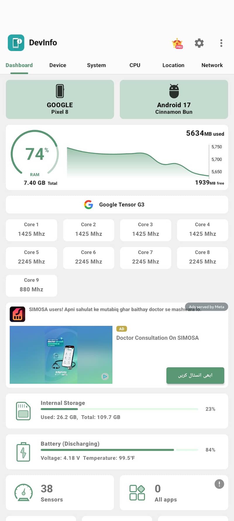 Google Pixel 8 5