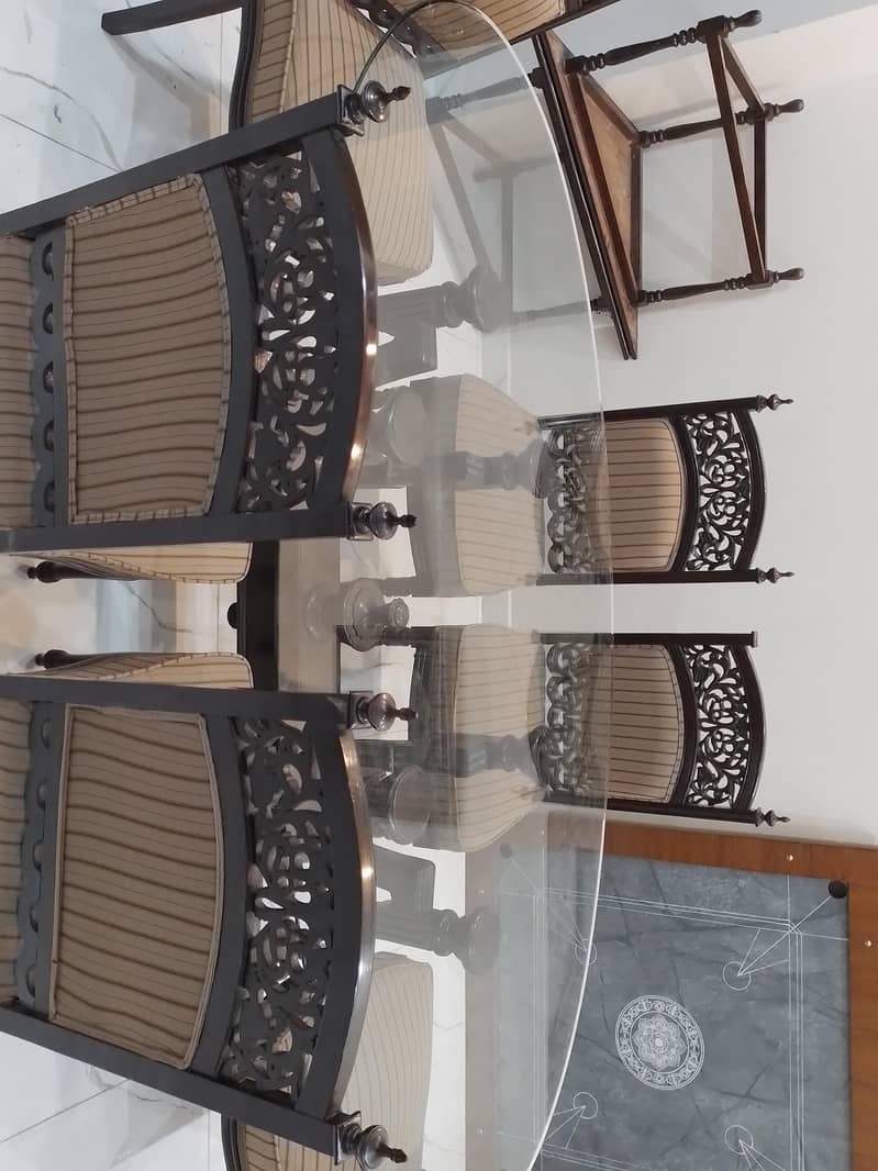 DINING TABLE WITH CHAIRS 6