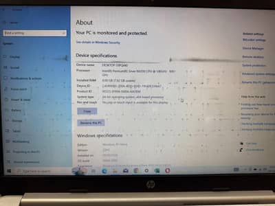 HP 15 Silver Laptop - Pentium Silver N5030 - 8GB RAM